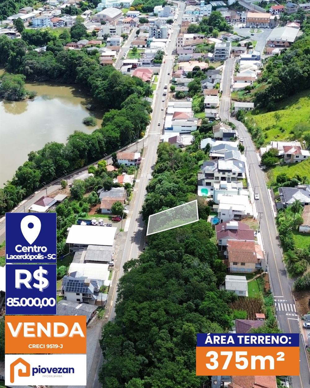 Terreno à venda com 375 m² – foto 1