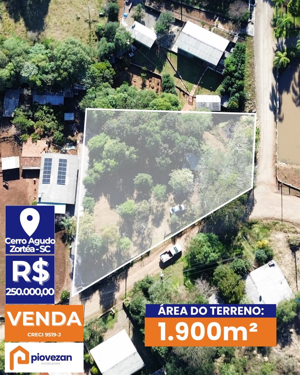 Terreno à venda com 1.900 m² – foto 1