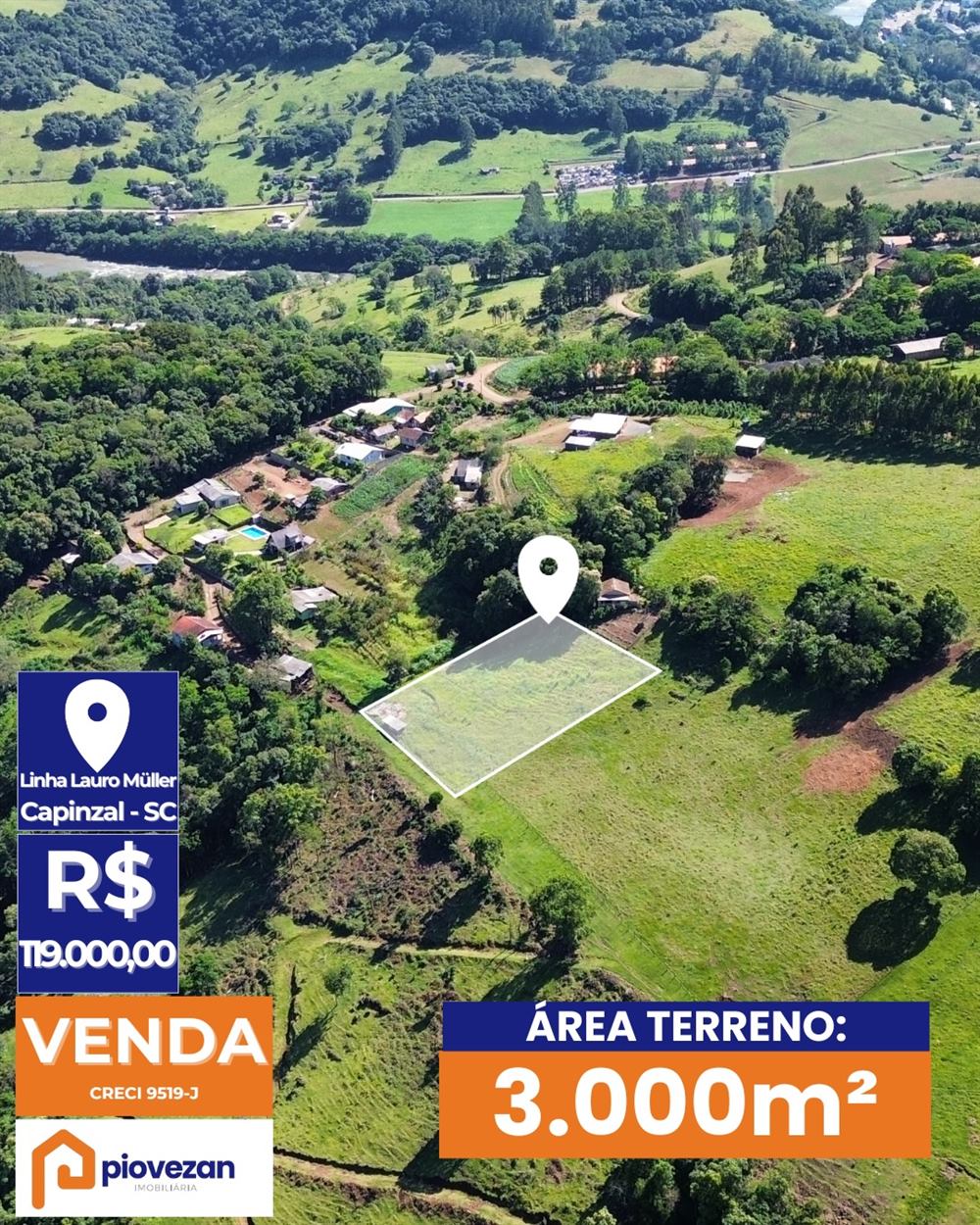 Terreno rural à venda com 3.000 m² – foto 1