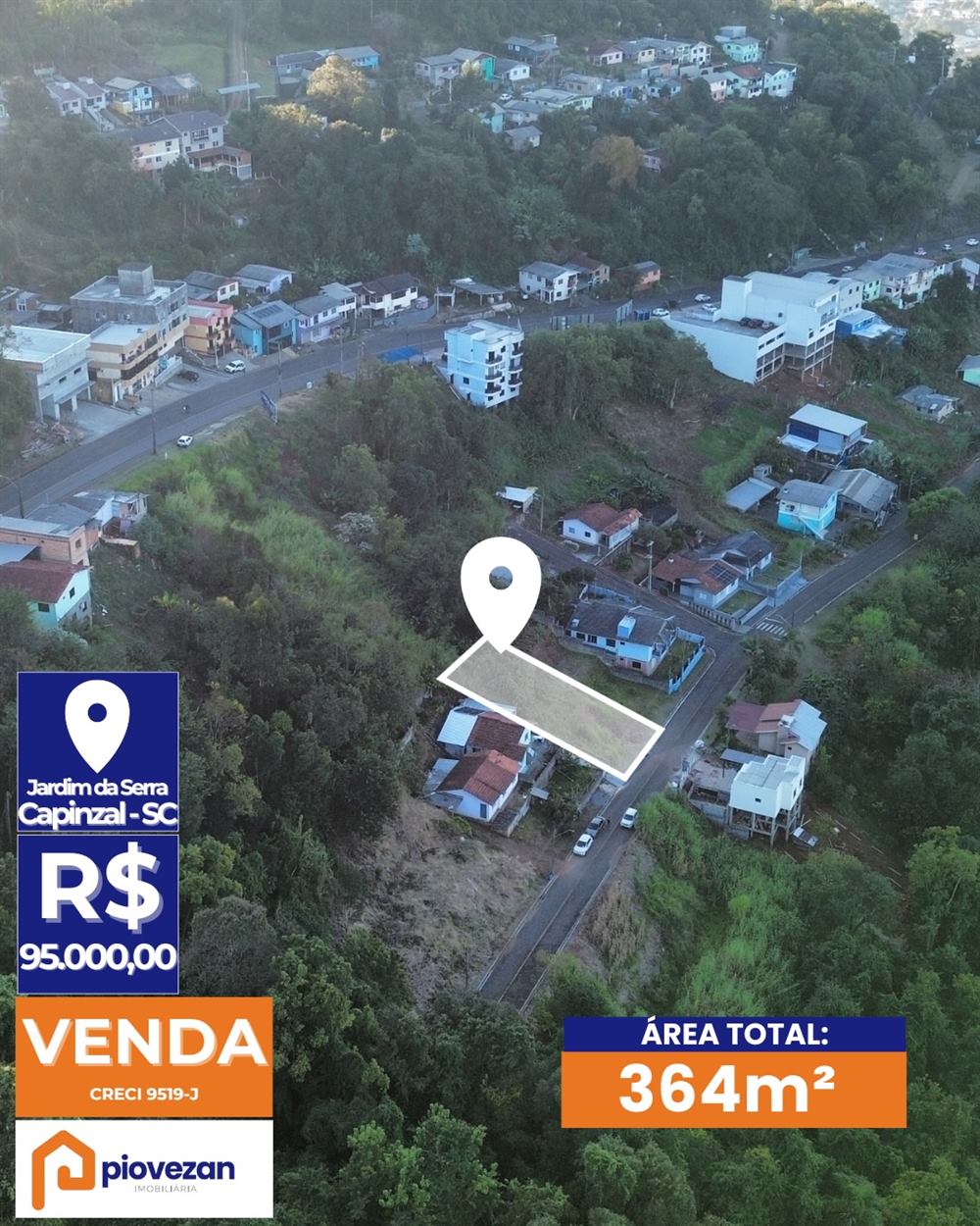 Terreno à venda com 364 m² – foto 1